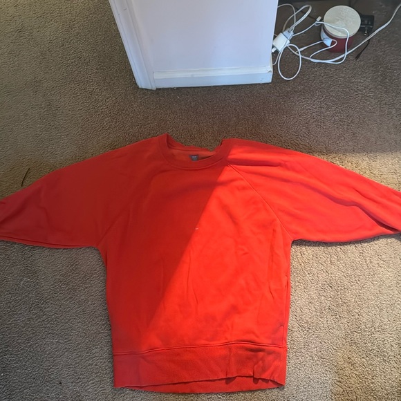 Orange/red Aerie sweatshirt size small - Picture 1 of 4